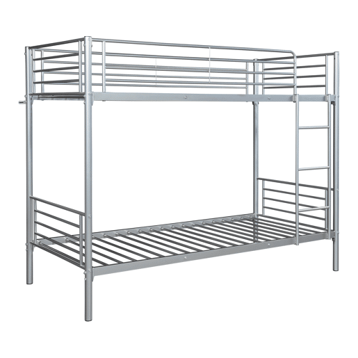 Beliche Soppsar para 2 pessoas aço 90x200 cm - Prata en.casa Beliche Soppsar para 2 pessoas aço 90x200 cm - Prata en.casa