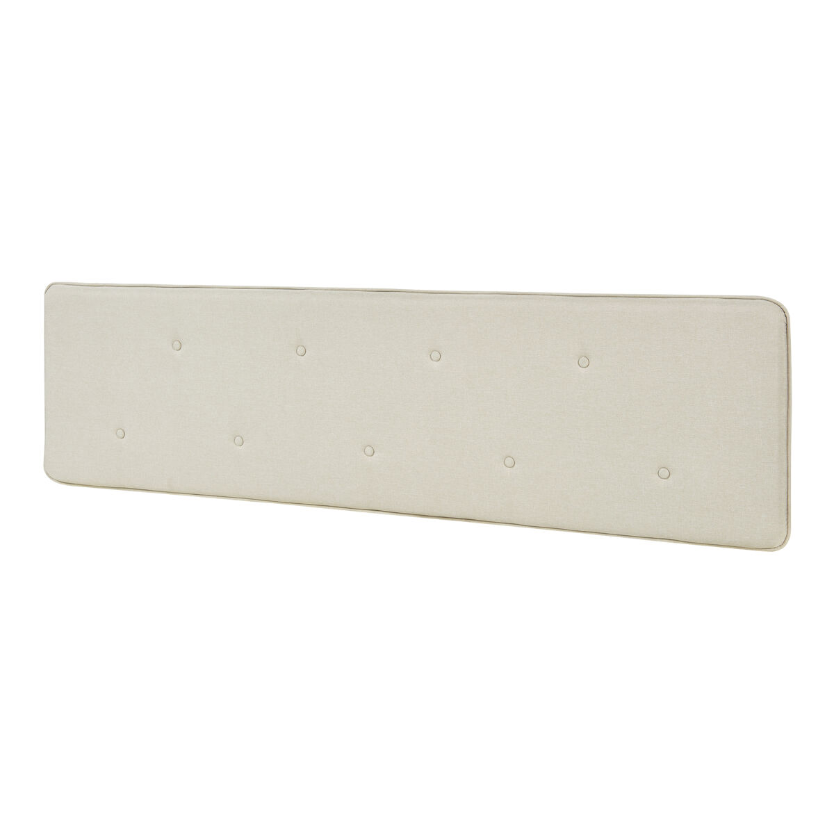 Cabecero tokke textil 140x4x52 cm - beige [en.casa]