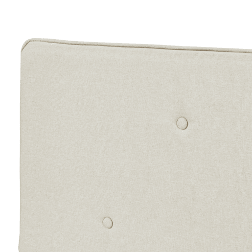 Cabeceira têxtil Tokke 140x4x52 cm - Bege en.casa