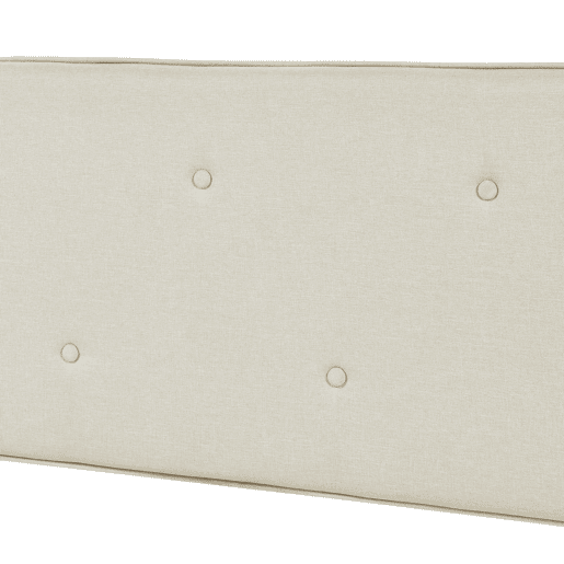 Cabeceira têxtil Tokke 140x4x52 cm - Bege en.casa