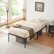 Cama de metal Vårdö con somier y colchón Cama de metal Vårdö con somier y colchón Negro