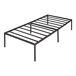 Cama de metal Vårdö con somier y colchón Cama de metal Vårdö con somier y colchón Negro