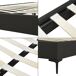 Cama doble Lilla con revestimiento de terciopelo 204x140 Cama doble Lilla con revestimiento de terciopelo 204x140 Azul