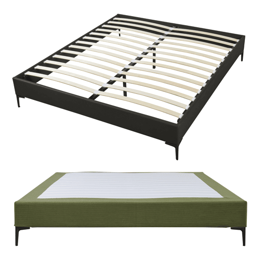 Cama de casal Lilla com estofo veludo cotelê 180x200 cm - Verde en.casa