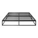Cama de metal Trerunta con somier y colchón 205x165 Cama de metal Trerunta con somier y colchón 205x165 Negro