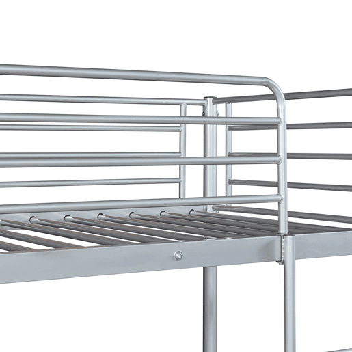 Beliche Soppsar para 2 pessoas com 2 colchões 90x200 cm - Prata en.casa Beliche Soppsar para 2 pessoas com 2 colchões 90x200 cm - Prata en.casa