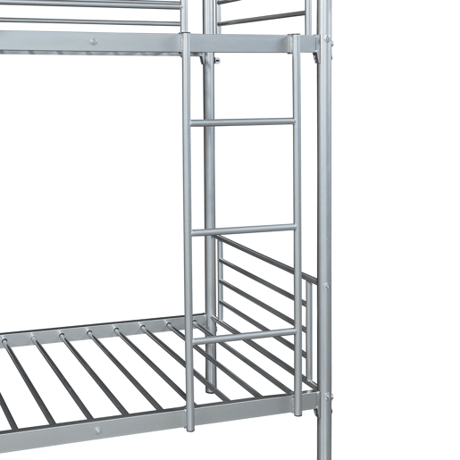 Beliche Soppsar para 2 pessoas com 2 colchões 90x200 cm - Prata en.casa Beliche Soppsar para 2 pessoas com 2 colchões 90x200 cm - Prata en.casa
