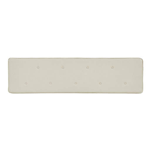 Cabeceira têxtil Tokke 160x4x52 cm - Bege en.casa