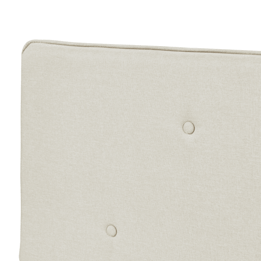 Cabeceira têxtil Tokke 160x4x52 cm - Bege en.casa