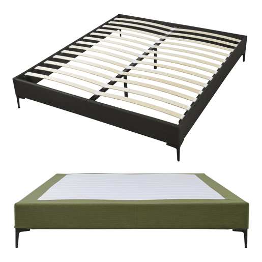 Cama de casal Lilla com estofo veludo cotelê 160x200 cm - Verde en.casa
