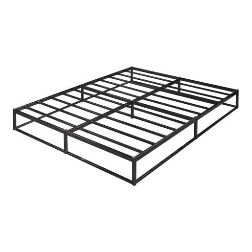 Cama metálica Trerunta com estrado e colchão 180x200 cm - Preto en.casa