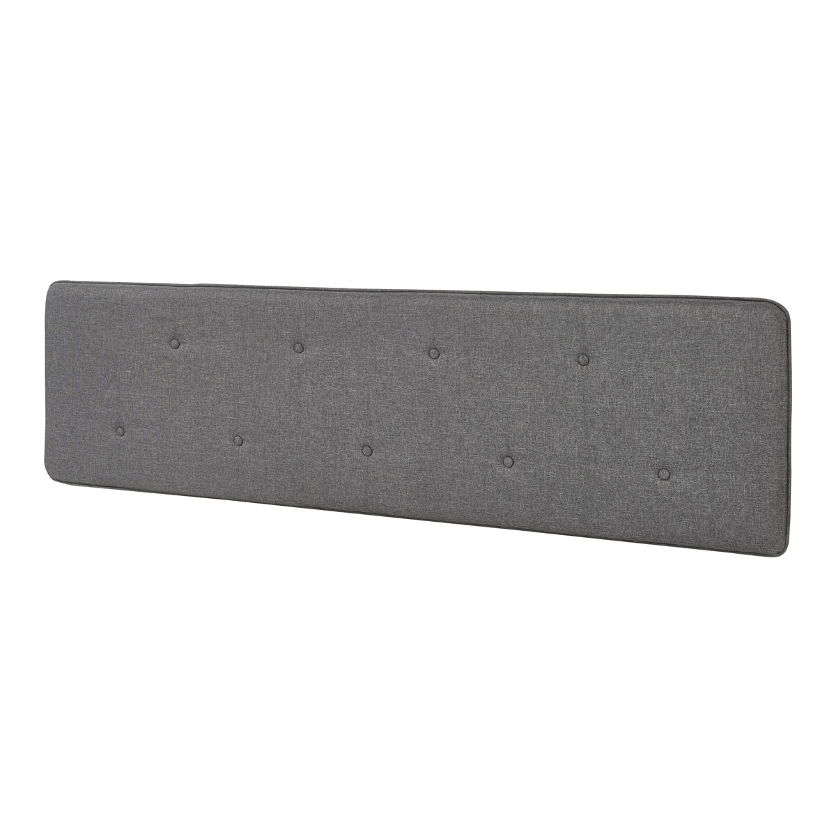 Cabecero tokke textil 180x4x48 cm - gris [en.casa]