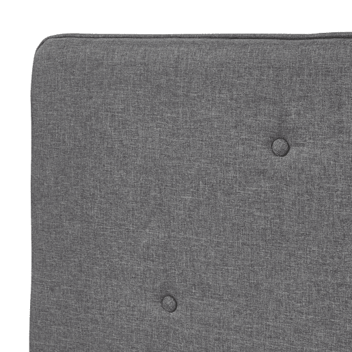 Cabeceira têxtil Tokke 180x4x48 cm - Cinzento en.casa