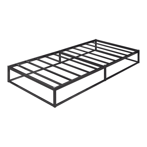 Cama metálica Trerunta com estrado 90x200 cm - Preto en.casa