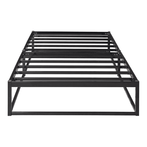 Cama metálica Trerunta com estrado 90x200 cm - Preto en.casa