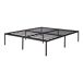 Cama de metal Vårdö con somier 205x185 Cama de metal Vårdö con somier 205x185 Negro