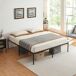 Cama de metal Vårdö con somier 205x185 Cama de metal Vårdö con somier 205x185 Negro