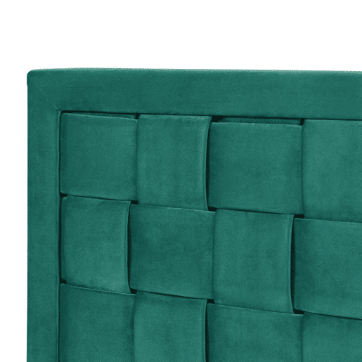 Cabeceira Tervo 140x5x50 cm veludo - Verde en.casa