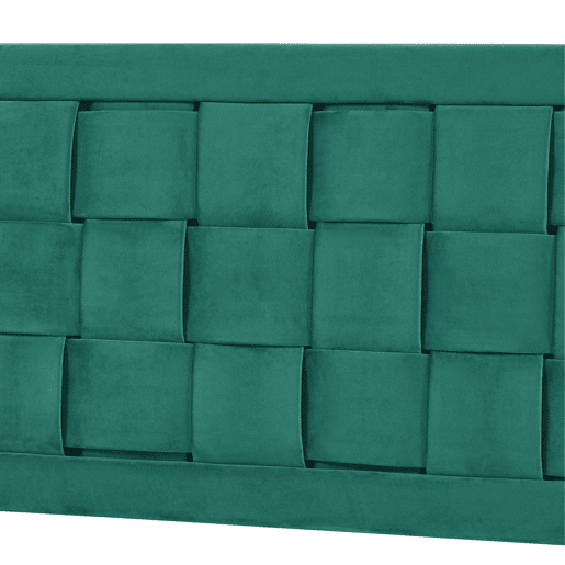 Cabeceira Tervo 140x5x50 cm veludo - Verde en.casa
