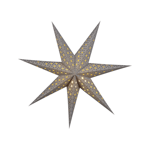 Conjunto de 4 estrelas decorativas suspensas LED multicolor 60 cm KAMET
