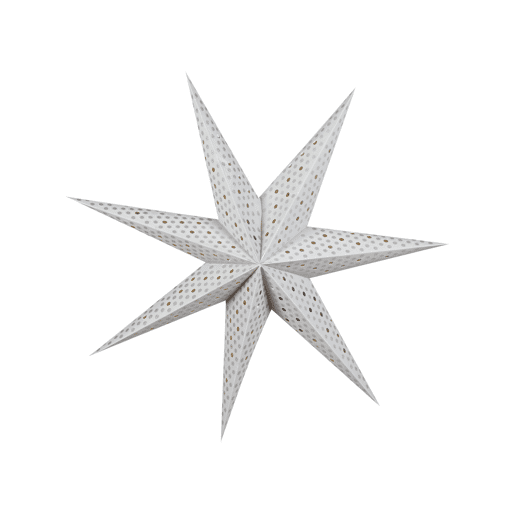 Conjunto de 4 estrelas decorativas suspensas LED multicolor 60 cm KAMET