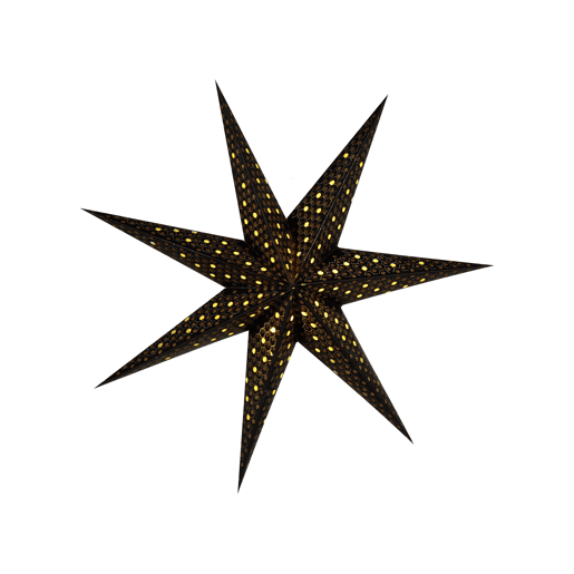Conjunto de 4 estrelas decorativas suspensas LED multicolor 60 cm KAMET
