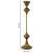 Candelabro de metal Candelabro de metal Dorado