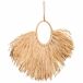 Collar decoración de pared de fibra natural Collar decoración de pared de fibra natural Marrón