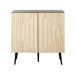 Beliani Aparador DALCROSS Beliani Aparador DALCROSS Negro/ Madera