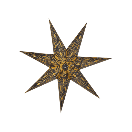 Conjunto de 4 estrelas decorativas suspensas LED multicolor 60 cm SHIVLING