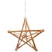 Estrella decoración de mimbre Estrella decoración de mimbre Naranja