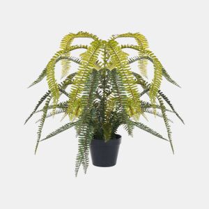 Beliani Planta artificial FERN LEAF PLANT