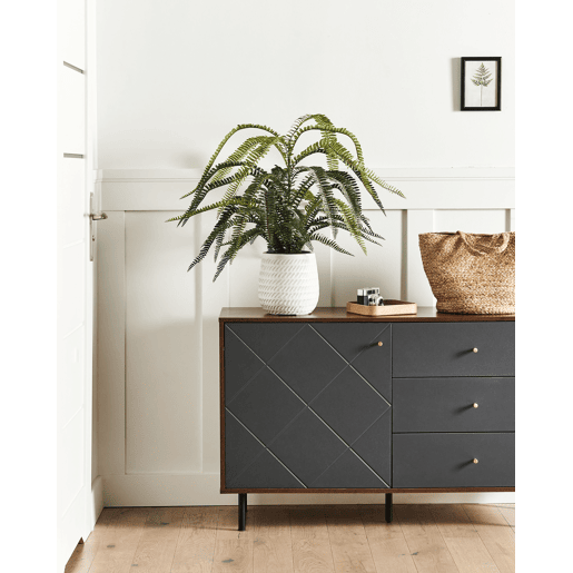 Beliani Planta artificial FERN LEAF PLANT