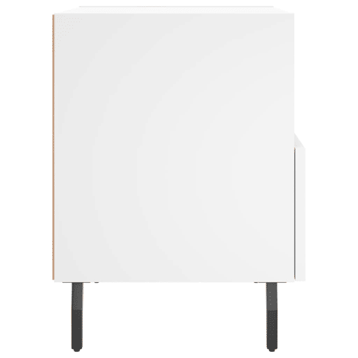 vidaXL Mesas de cabeceira 2 pcs 40x35x47,5 cm deriv. de madeira branco
