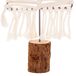 Árbol decorativo de algodón trenzado Árbol decorativo de algodón trenzado Blanco