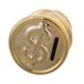 Hucha monedas Hucha monedas Dorado