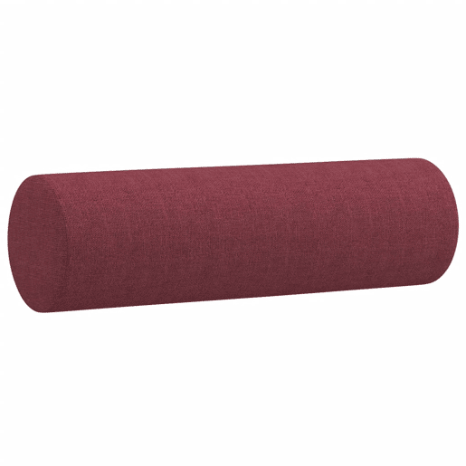 vidaXL Sofá 2 lug. + almofadas decorativas 120cm tecido vermelho tinto vidaXL Sofá 2 lug. + almofadas decorativas 120cm tecido vermelho tinto