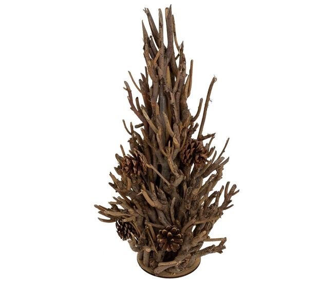 árbol decoraciónde madera marrón d33x57