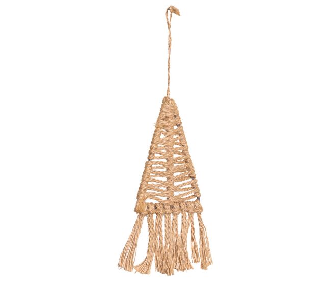 árbol decorativo de algodón trenzado marrón 8x01x13