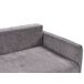 Beliani Sofá cama Poliéster HOLSEN Beliani Sofá cama Poliéster HOLSEN Gris Oscuro