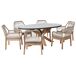 Beliani Conjunto de comedor ORISTANO Beliani Conjunto de comedor ORISTANO Beige