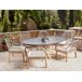 Beliani Conjunto de comedor ORISTANO Beliani Conjunto de comedor ORISTANO Beige