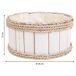 Cesto de madera y cuerda Cesto de madera y cuerda Blanco