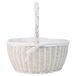 Cesta redonda de medula con forro Cesta redonda de medula con forro Blanco