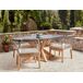 Beliani Conjunto de comedor ORISTANO Beliani Conjunto de comedor ORISTANO Beige