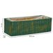 Cesto Rectangular de madera Cesto Rectangular de madera Verde