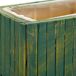 Cesto Rectangular de madera Cesto Rectangular de madera Verde