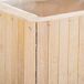Cesto Rectangular de madera Cesto Rectangular de madera Marrón