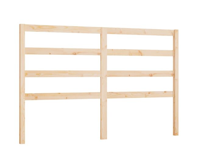 Vidaxl cabecero de cama madera maciza de pino 141x4x100 cm