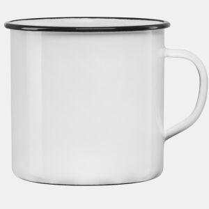 Briebe Vintage Chávena Camping 10 cm Pote de Aço Esmaltado 0,75 ml, Campismo, Piquenique, Viagem, Vintage, , Branco